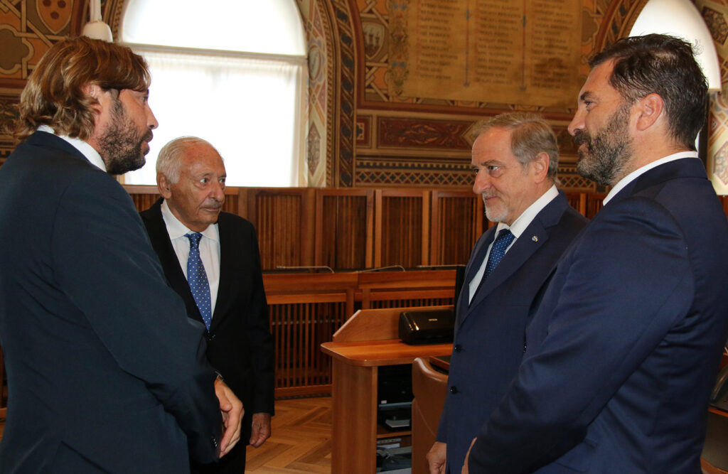 Il Maestro Mogol in visita a San Marino